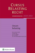 Omslag boek: Studenteneditie Cursus Belastingrecht Omzetbelasting 2020-2021