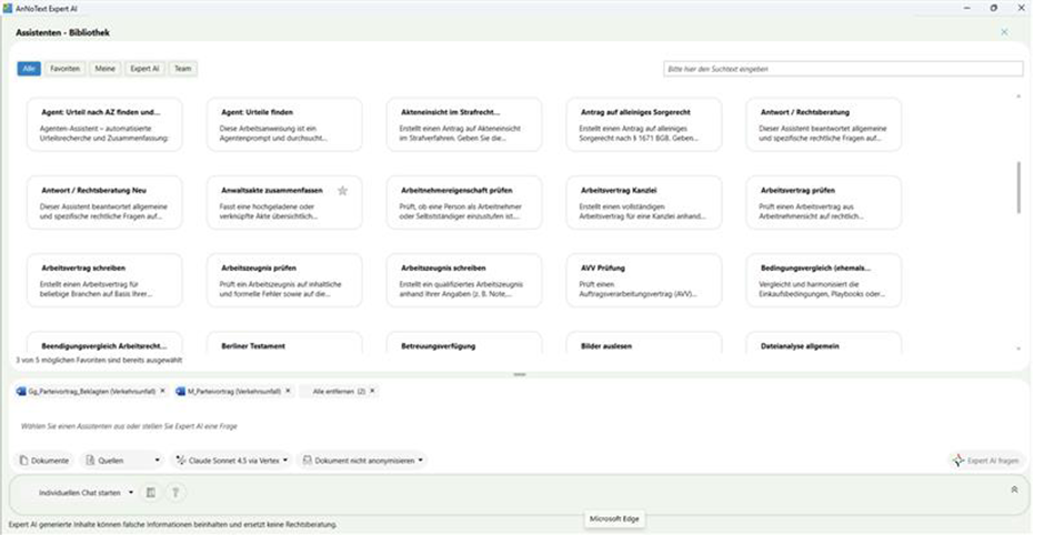 Prompts Expert AI Aktenchat
